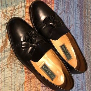 Cole Haan tasseled loafer black men’s 10